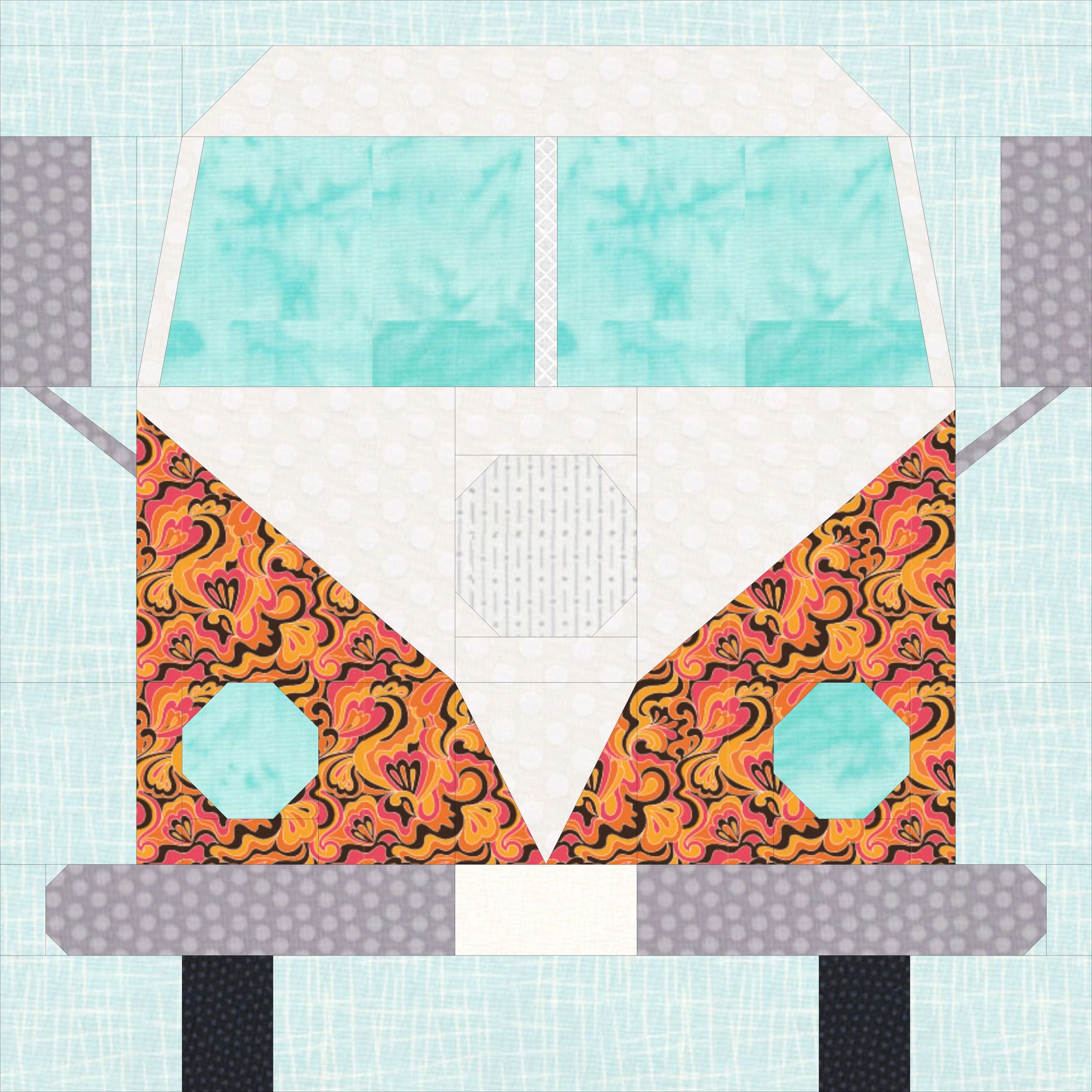 Sew Much Fun Block Tour Orange Blossom Quilt Design Studio, LLC